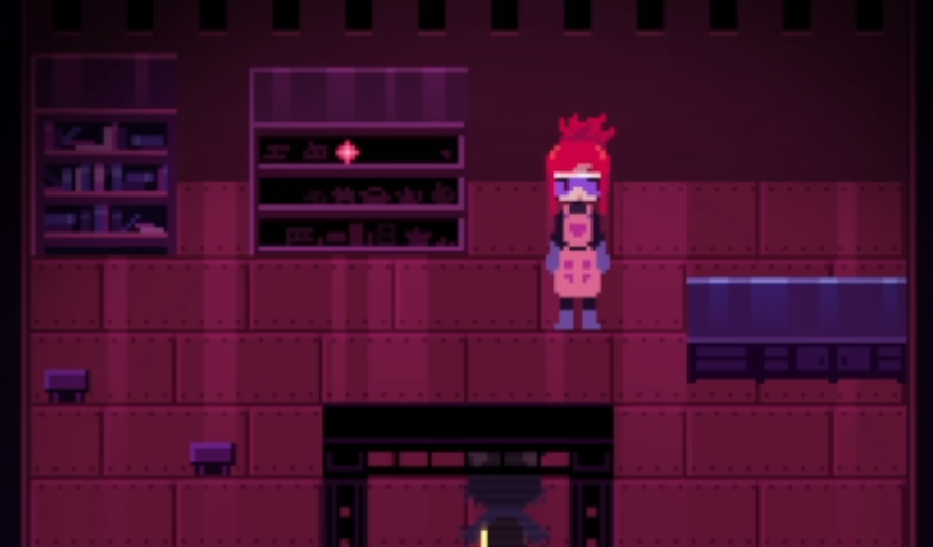 A screenshot from the game. A view of Kip's room.